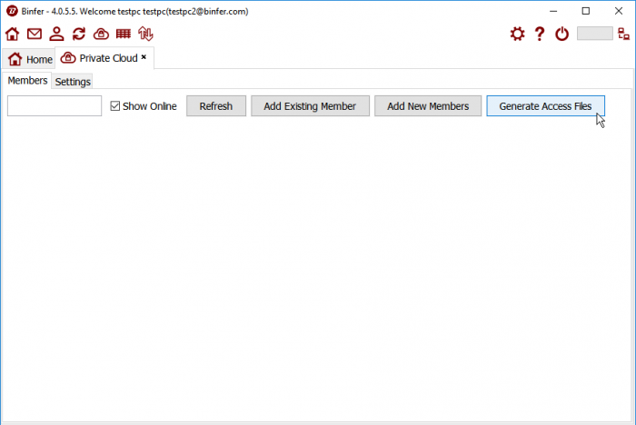PC Members Tab